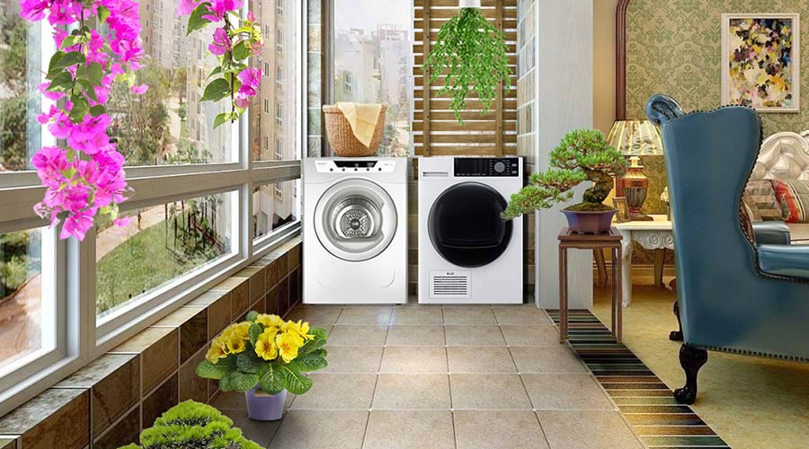 家居陽臺晾曬衣物不干怎么辦，衣物烘干機來解決！